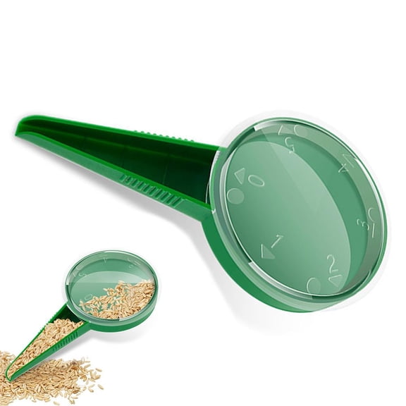 Lttoisl Mini Hand Seed Sower, 4.9 x 2.6 x 0.5 in, Adjustable Rate Control for Precise Planting, Ideal for Home Vegetable and Flower Gardens