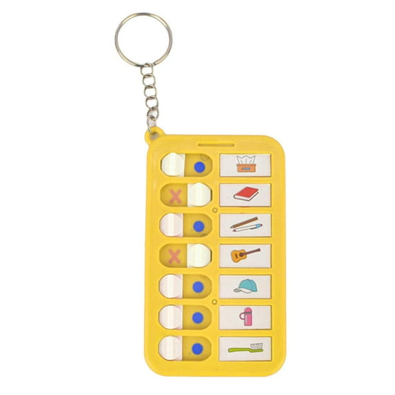 Lttoisl® Plan Children's Self-discipline Clock Card RV Note Student Checklist B2C1
