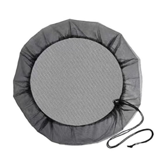 Lttoisl Rain Barrel Mesh Cover with Drawstring, 24/31/33 inch Sizes, Keeps Water Clean from Leaves and Debris, Ideal for Garden Water Collection Buckets
