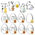thumbnail image 1 of Lttoisl Stainless Steel Easter Cookie Cutters, 3.1 inch Bunny & Egg Shapes, for Spring Baking and Family Crafting, 1 of 7