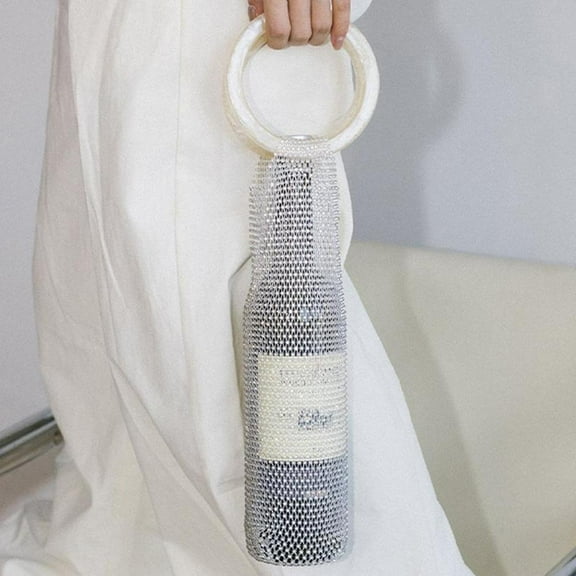Lttoisl Wine Bottle Bag, Expandable Mesh for Secure Carry, Perfect for Weddings and Gifts