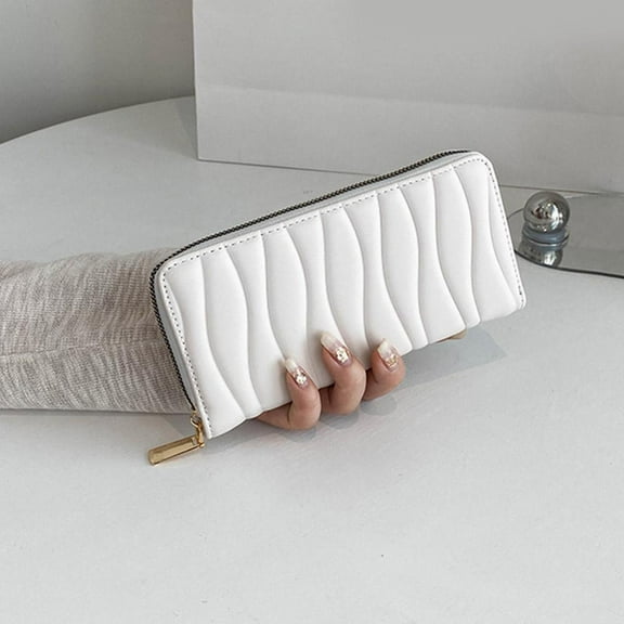 Lttoisl® Women's Long Style PU Zipper Wallet Handbag Multi Card Position Handbag 2024 κ! M5K7