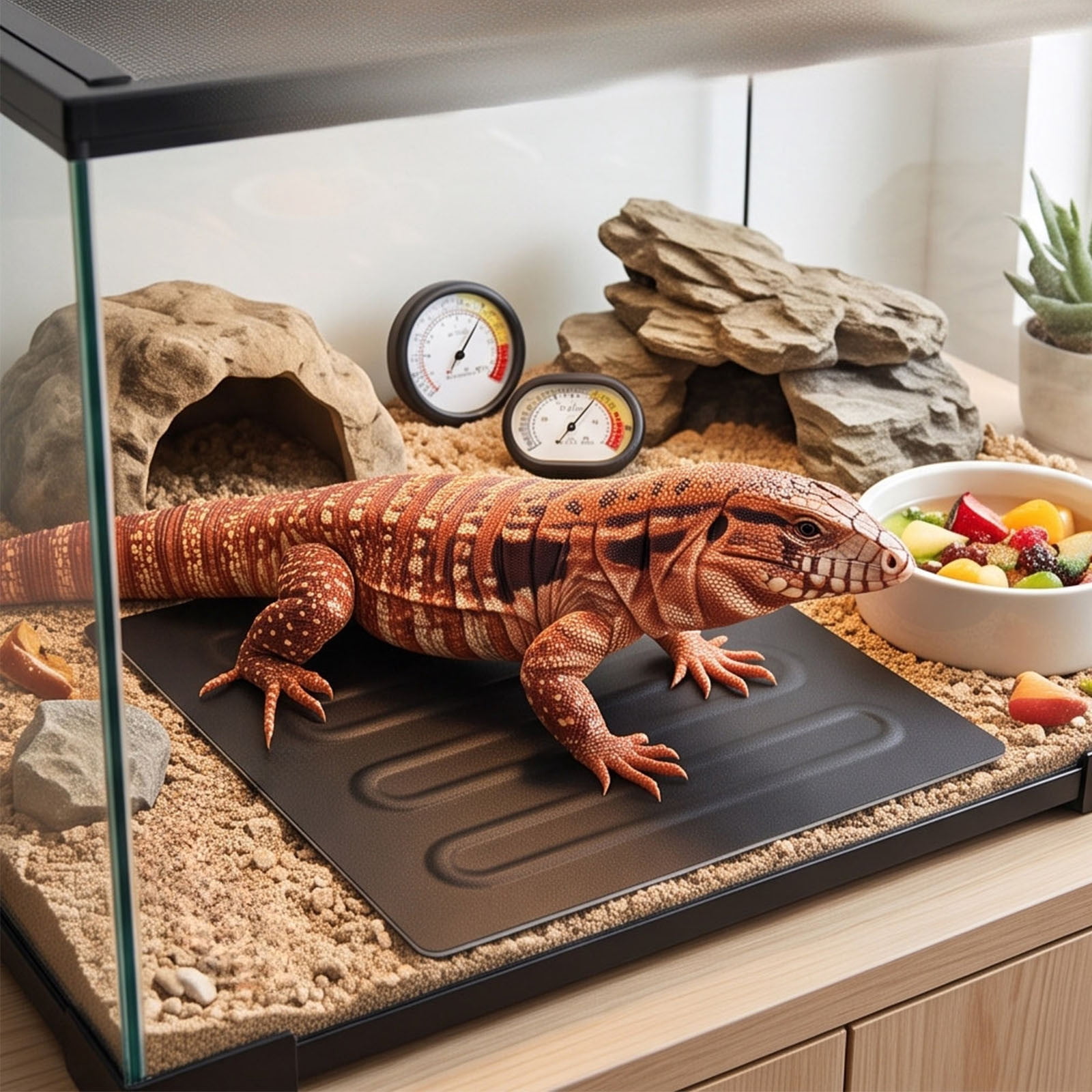 Ltvvegg 5 V Reptile Heat Pad, Reptile Heating Pad Under Tank, Safe Fast ...