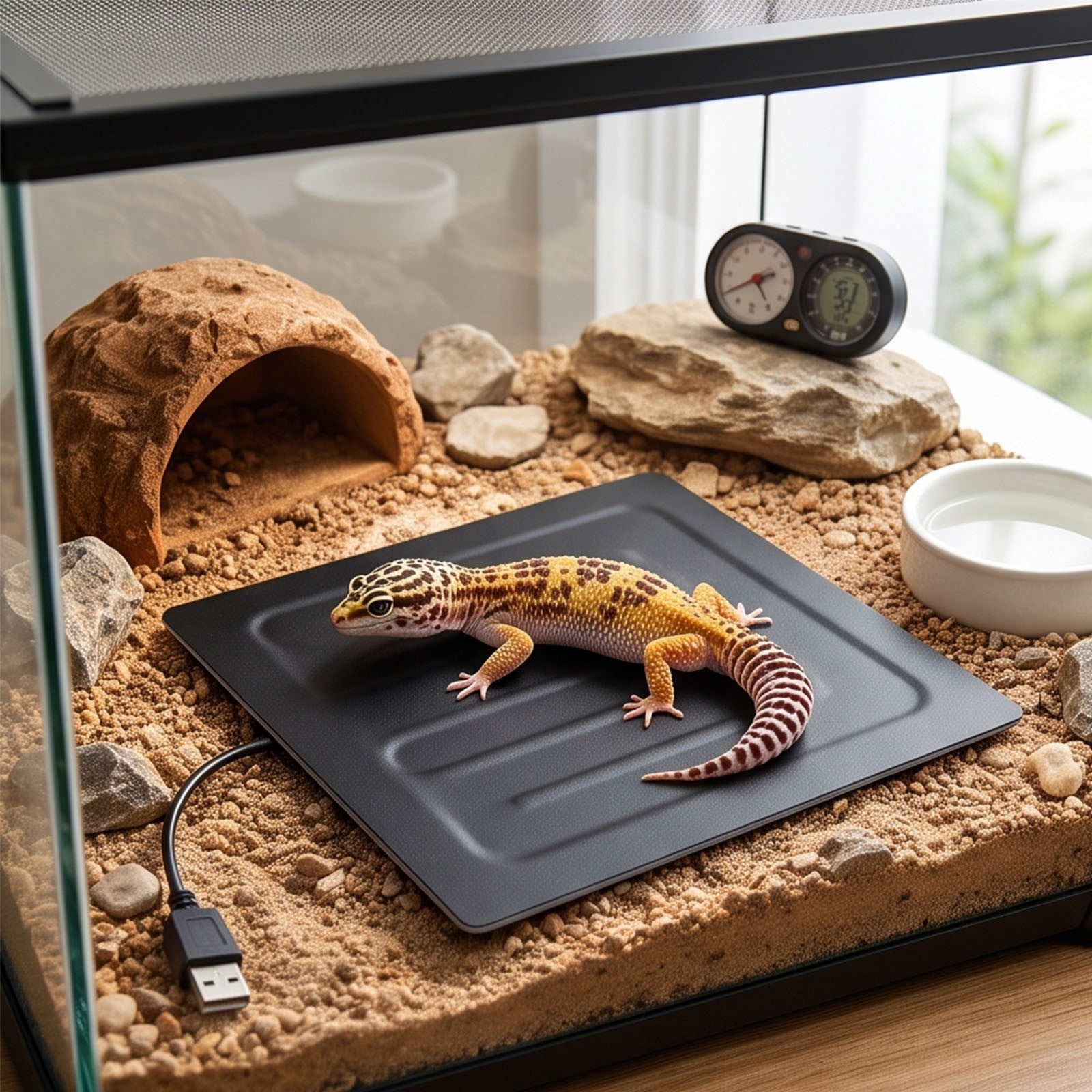 Ltvvegg 5 W Reptile Heat Pad, Reptile Heating Pad Under Tank, Safe Fast ...