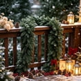 thumbnail image 1 of Ltvvegg 6 ft Faux Snow Pine Christmas Garland, Realistic Snow Pine Artificial Hanging Garland for Wedding Backdrop Arch Christmas Wall Mantel Fireplace Holiday Party Decorations, 1 of 6