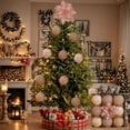 thumbnail image 1 of Ltvvegg 9 Pack Christmas Tree Ornaments Set, 3.15 in Classic Shatterproof Christmas Balls Ornaments Decorations, Plastic Hanging for Xmas Tree Christmas Gifts Party Decorations, Rose Gold, 1 of 6