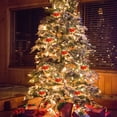 thumbnail image 1 of Ltvvegg Clear Christmas Balls Ornaments, 3.14 Inch Plastic Christmas Tree Ornaments Decorative Hanging Ornaments for Xmas Tree Wedding Party Decorations, Red, 1 of 6