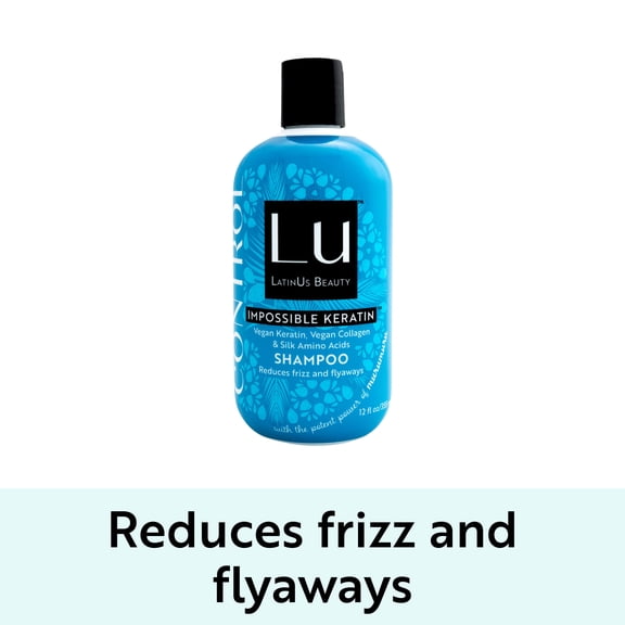 Lu by LatinUs Beauty Control Shampoo, Frizz Free, 12 fl oz