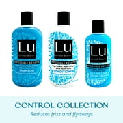 Lu by LatinUs Beauty CONTROL 3-Piece Anti-Frizz Hair Set Shampoo, Conditioner, Styling Cream 32 oz