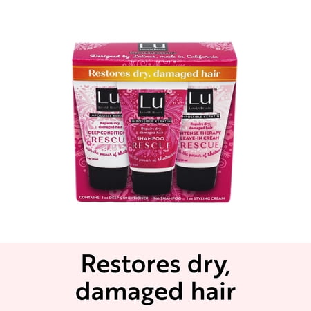 Lu by LatinUs Beauty Rescue Travel Kit, Deep Repair, 3 oz
