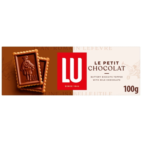 Lu Le Petit Chocolat Chocolate Biscuits 100g, Imported from Britain