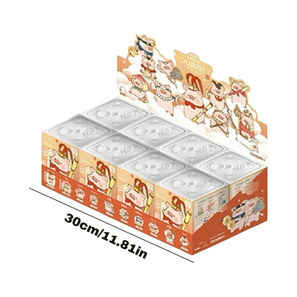 Lu-Lu the Piig-gy Jour-ney to We-st Series Figure 1 Assorted Mystery Surprise Box(8Pcs), Cute Collectible Piggy Figure Toy Blind Box, Gifts for Teens & Collectors