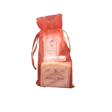 Lu Lu's Suds Homemade Hand Made All Natural Goat Milk Soap and Lotion and a Lip Balm Gift Bag