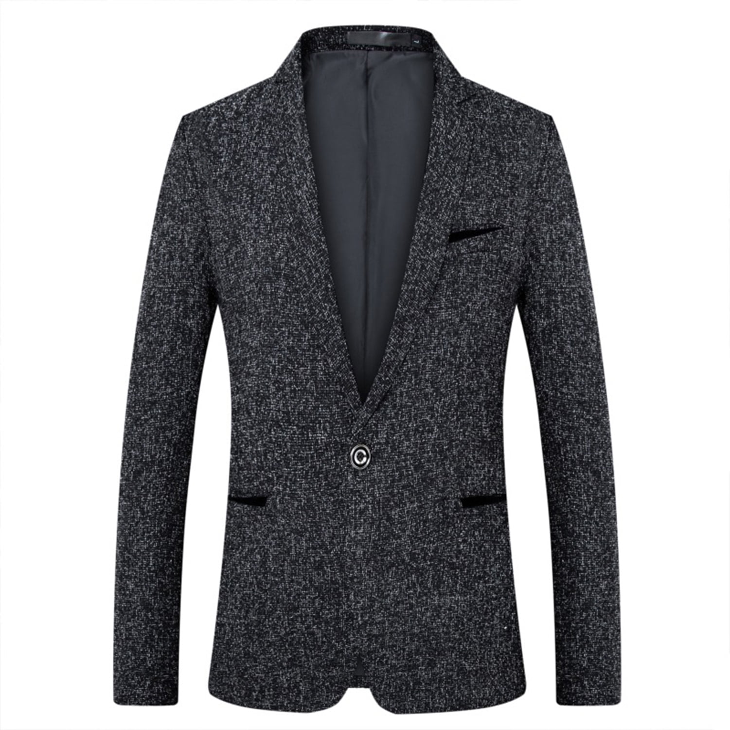 Men's Slim fit Solid Color Business Jackets Fall And Winter