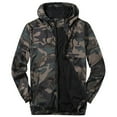 thumbnail image 1 of SWSMCLT Men's Hooded Windbreaker Jacket Light Rain Jacket Lightweight Loose Fit Windproof Water Resistant Unlined Outdoor Camo Camouflage 36, 1 of 2