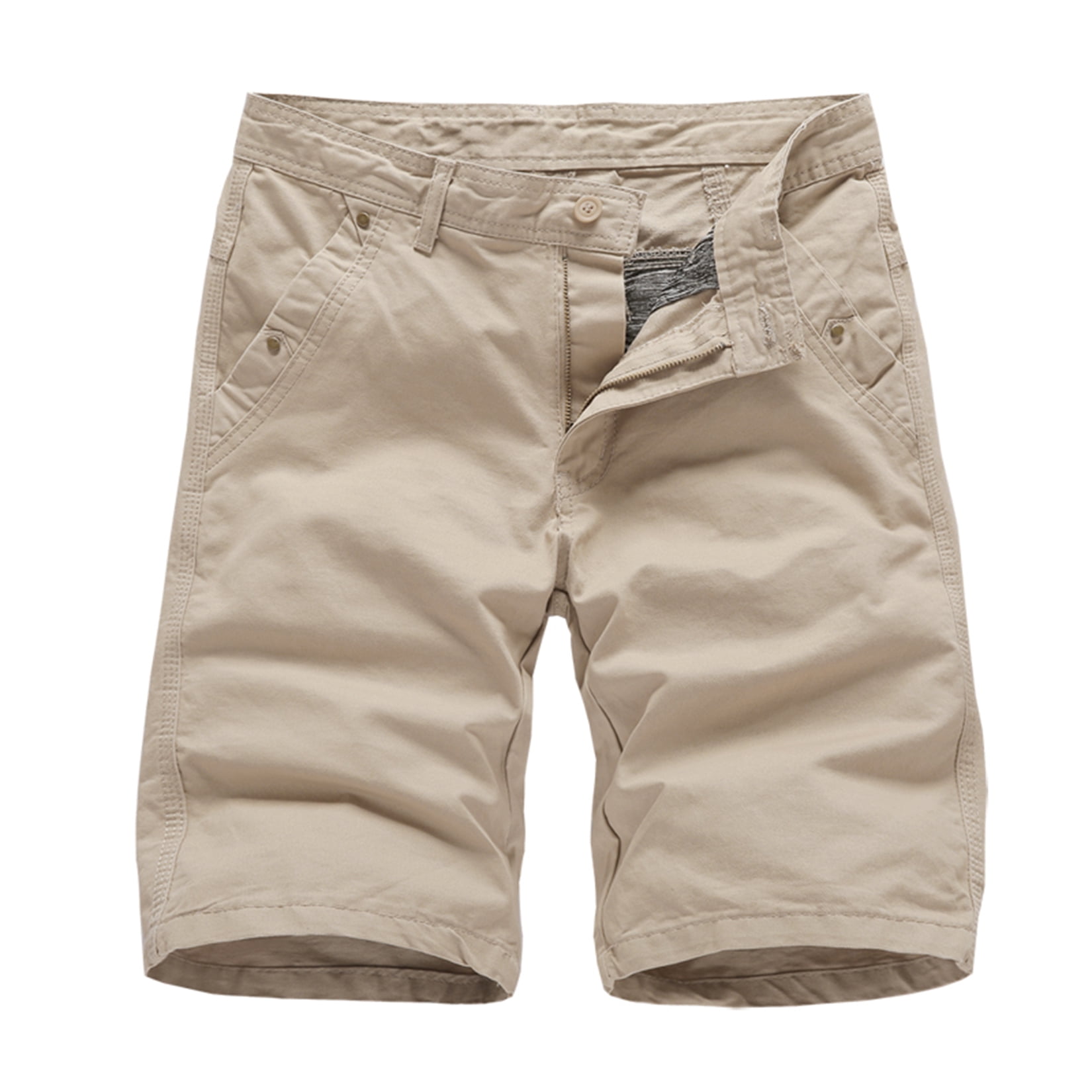 Khaki capri shorts sale