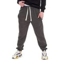 thumbnail image 1 of SWSMCLT Men's Sports Pant Snow Sweatpants Elastic Waist Lounge Joggers Casual Fleece Lined Pants Slim Fit Soft Jogger Dark Grey Medium, 1 of 4