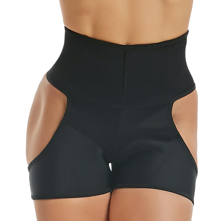 Lu's Chic Women's Butt Lifter Shapewear Shorts Booty Shaper Butt Lifting  Hip Enhancer Enhancing Underwear High Waisted Body Shaper Panties Tummy