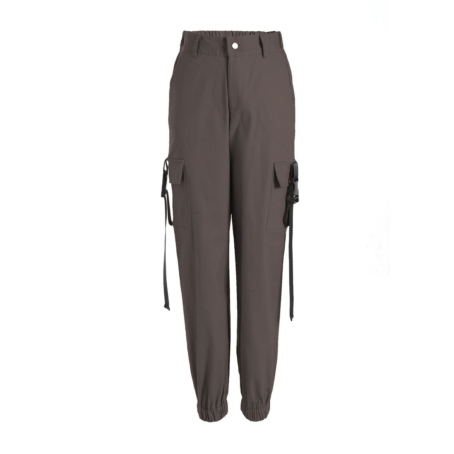 Lu's Chic Women's Cargo Pants High Waisted Casual Pants Stretch Summer