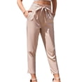 thumbnail image 1 of Defitshape Women's Fashion Classic Fall Pants Lightweight Casual Pants Comfy Khaki Small, 1 of 5