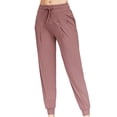 thumbnail image 1 of SWSMCLT Women's High Waisted Pants Jogger Loose Yoga Stretch Comfy Long Joggers Yoga Pants Gym Casual Hiking Brown 12, 1 of 4