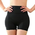 thumbnail image 1 of Defitshape Women's High Waisted Shapewear Butt Lifter Body Shaper High Rise Tight Padded Shaper Shorts Thigh Tummy Control Firm Elastic Seamless Adjustable Breathable Black Small, 1 of 3