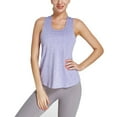thumbnail image 1 of SWSMCLT Women's Soft Tank Top Quick Dry Sleeveless Top Yoga Shirt Workout Summer Cool Scoop Neck Purple Medium, 1 of 4
