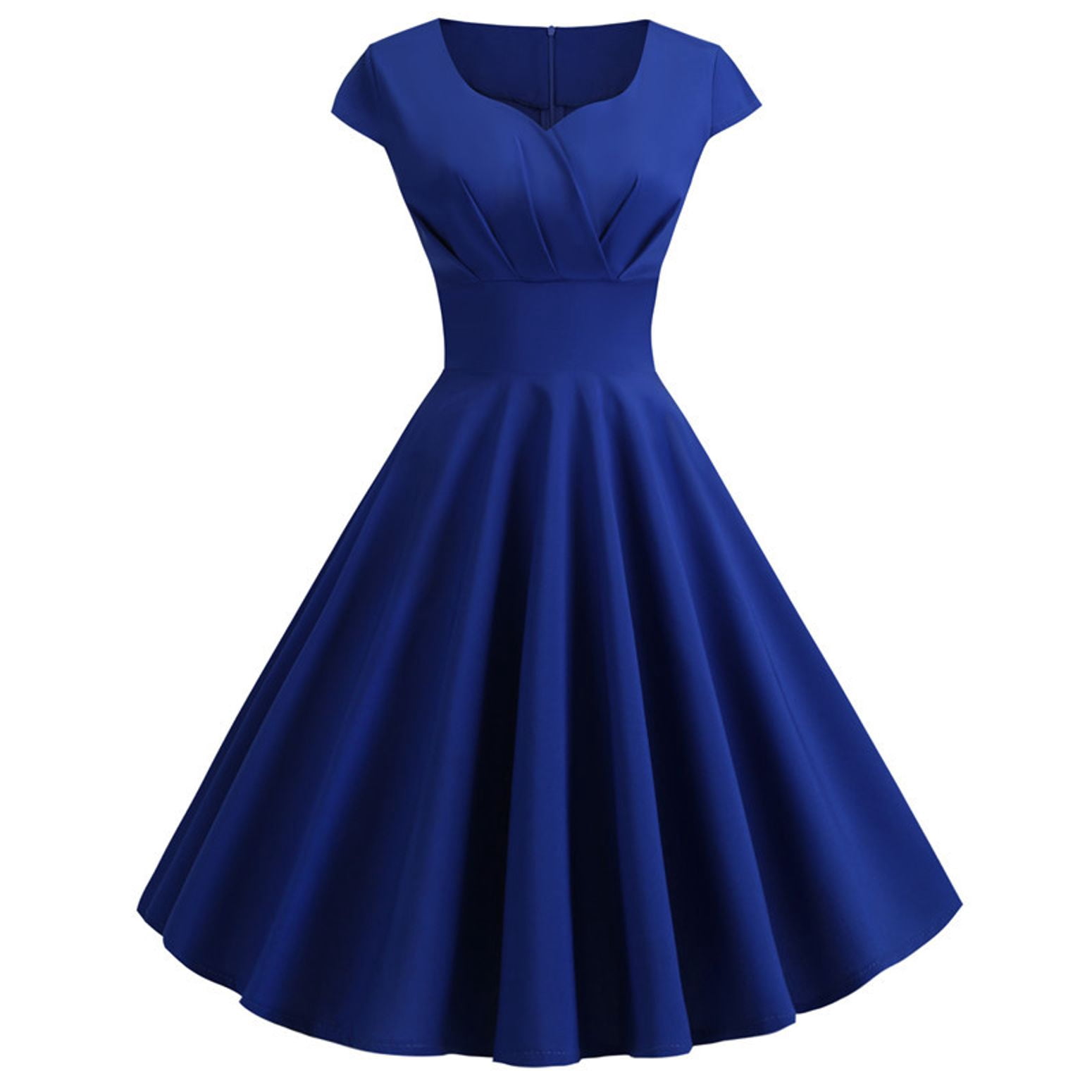 Defitshape Women's Wedding Dress Wrap Dresses Vintage 1950s 50s 60s A Line Ruched Fitted Holiday Party Date Night Royal Blue 0-2 - Walmart Business Supplies Defitshape Women's Wedding Dress Wrap Dresses Vintage 1950s 50s 60s A Line Ruched Fitted Holiday Party Date Night Royal Blue 0-2 - Walmart Business Supplies
