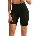 thumbnail image 1 of SWSMCLT Women's Yoga Biker Shorts Running Fashion Short Summer Yoga Pants High Waisted Tight Pocket Gym Soft Black X-Large, 1 of 4