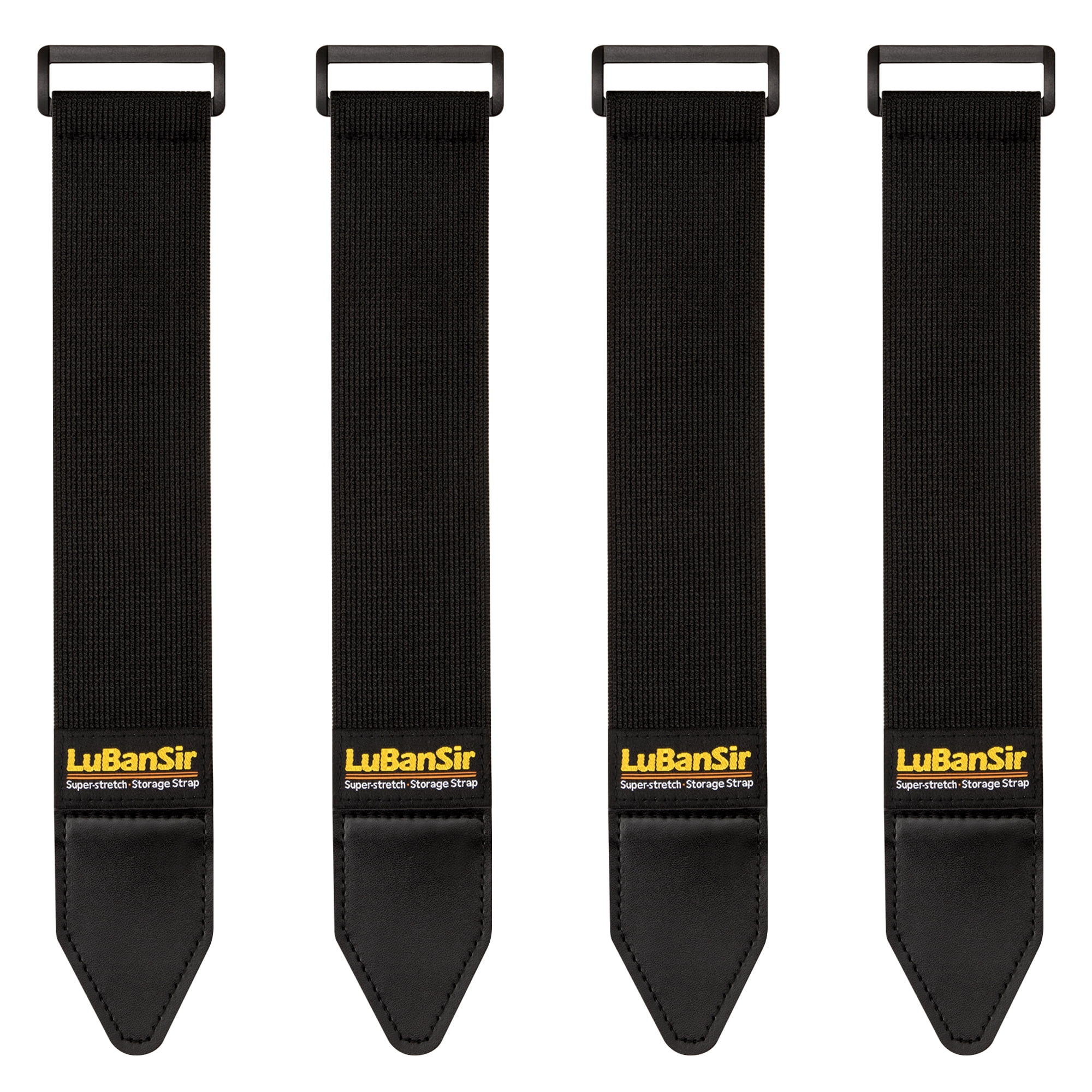 LuBanSir Cinch Straps, 2" x 24" (4 Pack) Elastic Hook and Loop Storage Strap for Extension Cord, Cable, Cord Wrap, Rope and Hose