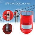 LuClweCe LED light,Alarm Alarm Motion Lamp System Solar Warning Yard