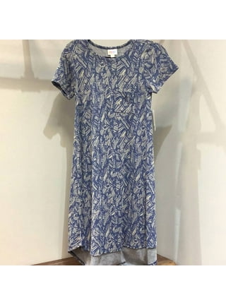 LuLaRoe Carly Dress- Elegant Collection- Blue with
