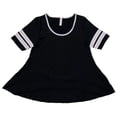 thumbnail image 1 of LuLaRoe Women's Perfect T Soild Stripe Super Soft Stretch Fabric Tee T-Shirt (XX-Small, Black/White), 1 of 1