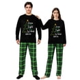 thumbnail image 1 of LuLiaMenton Christian Christmas Pajamas Jesus Is The Light Plaid Pjs Set, Men 2XL, 1 of 6