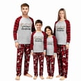 thumbnail image 1 of LuLiaMenton Christmas Family Pajamas Sleepwear Set, Reindeer Plaid Men's L, 1 of 5