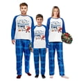 thumbnail image 1 of LuLiaMenton Christmas Pajamas, Wonderful Time Print, Matching Sleepwear, Plus Sizes, 2-3T-Kid, 1 of 6