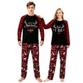 thumbnail image 1 of LuLiaMenton Matching Christmas Outfits Pajamas Set Funny Couples Holiday Pjs, Men 2XL, 1 of 7
