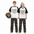 thumbnail image 1 of LuLiaMenton Matching Couples Christmas Pajamas Favorite Light Jesus Short Sleeve Long Pants Set, 1 of 5