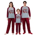 thumbnail image 1 of LuLiaMenton Matching Family Christmas Pajamas, Dachshund Through Snow Long Sleeve Buffalo Plaid, 1 of 5