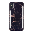 thumbnail image 1 of LuMee Duo Metallic Marble iPhone Xs Max Case - Rose Metallic Black Marble, 1 of 5