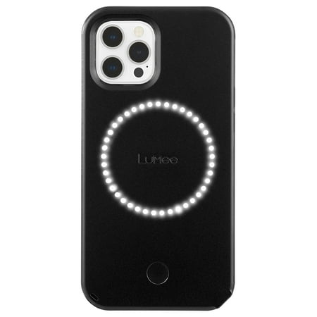 LuMee - Halo Battery Charger Case for iPhone 13 Pro Max - Black