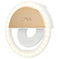 thumbnail image 1 of LuMee Studio 10” LED Clip-on Ring Light USB Charging Cable, Gold, 1 of 7
