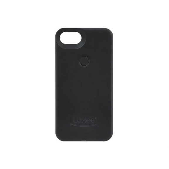 LuMee Two - Back cover for cell phone - thermoplastic polyurethane (TPU) - black