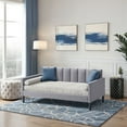 thumbnail image 1 of LuXeo Bristol Fabric Tufted Bedroom Daybed, Twin, Gray, 1 of 13