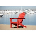 thumbnail image 1 of LuXeo Marina Red Poly Outdoor Adirondack Chair, 1 of 13