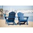 thumbnail image 1 of LuXeo Marina Weather Resistant HDPE Adirondack Chair-Navy (Set of 2), 1 of 14