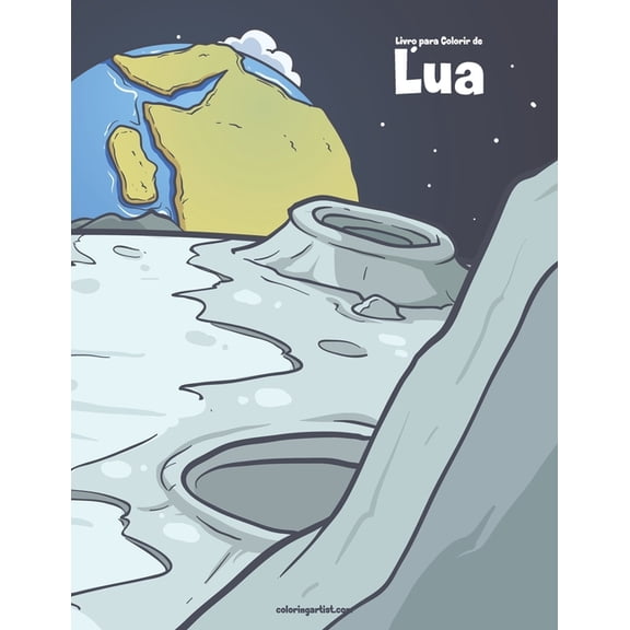 Lua Livro para Colorir de Lua, Book 1, (Paperback)
