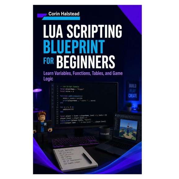 Lua Scripting Blueprint for Beginners: Learn Variables, Functions, Tables, and Game Logic, (Paperback)