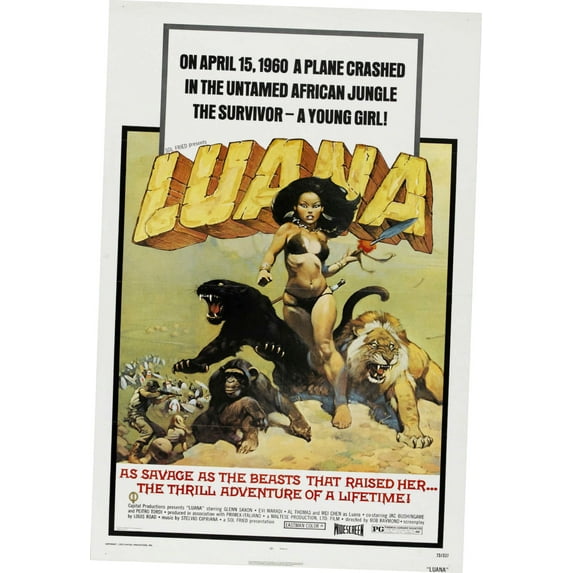 Luana Movie poster Metal Print 12inx16in Unframed, Age: Adults Z Posters