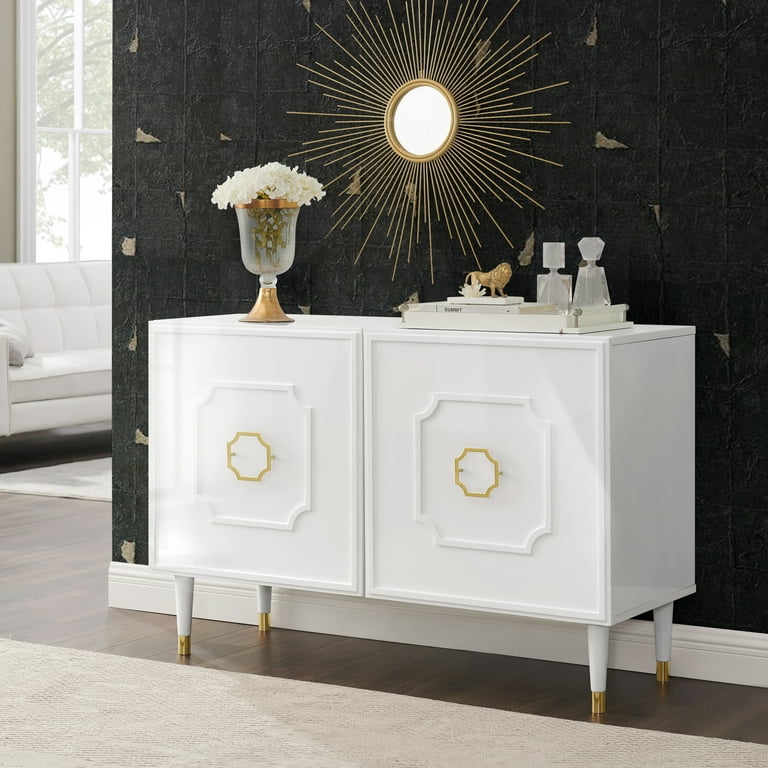 Gold and white sale buffet